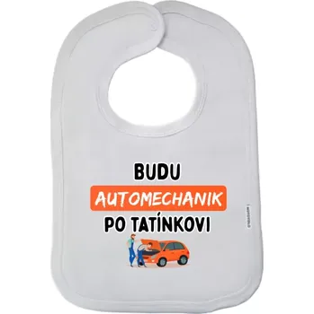 Bryndák Dětský bryndák Budu automechanik po tatínkovi