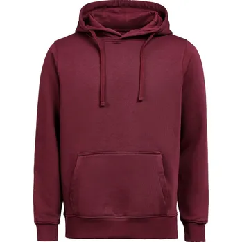 Pánská móda Untagged Movement Pánská silná mikina s kapucí OCS RCS Barva: Vínová burgundy, Velikost: XL
