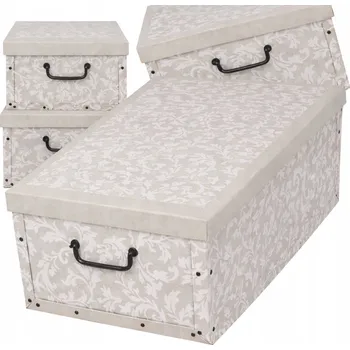 Úložný box ELEGANTNÍ VELKÝ KRABIČKA do DOMÁCNOSTI, SKŘÍNĚ, KANCELÁŘE, ŠATNÍKU na DOKUMENTY, HRAČKY