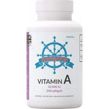 Navigator Vitamín A 10000 IU 240 kapslí Zdravá pleť Metabolismus železa