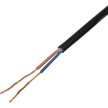 elektrický kabel TRU COMPONENTS TC-13475120 kabel s gumovou izolací H05RN-F 2 x 1 mm² černá metrové zboží