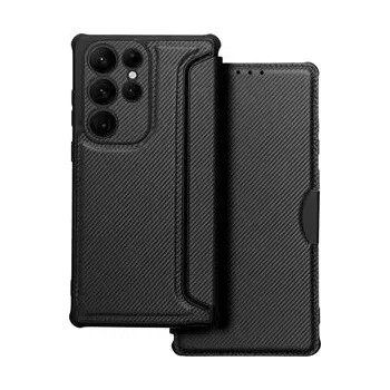 Pouzdro na mobilní telefon Pouzdro RAZOR Book pro SAMSUNG S23 Ultra černé - OEM + zdarma možnost vyzkoušet a vrátit zboží do 30 dní
