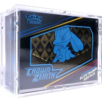 Karetní hra Akrylový box Pokémon Elite Trainer Box Plus ETB + Pokemon Go Center ETB (pokémon center elite trainer box)
