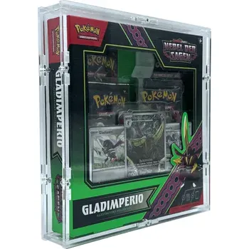 Karetní hra Akrylový box Pokémon Kingambit Illustrations Collection Box Set (a boxy stejné velikosti)