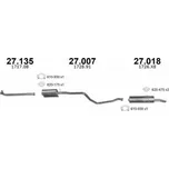 Zadni tlumic vyfuku IZAWIT (27.018A)