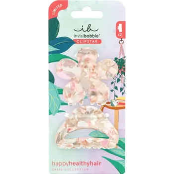 Ozdoba do vlasů Invisibobble Oasis Clipstar M Refreshed Bloom středně velké skřipce do vlasů 2 ks, Refreshed Bloom