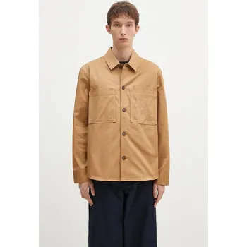 Dámská bunda Košilová bunda Maison Kitsuné Overshirt, XL, béžová, 80X