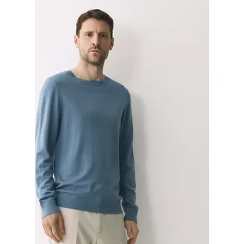 Pánský svetr Reserved - Svetr z vlny merino - světle modrá - 985IR-50X - 985IR-50X-S