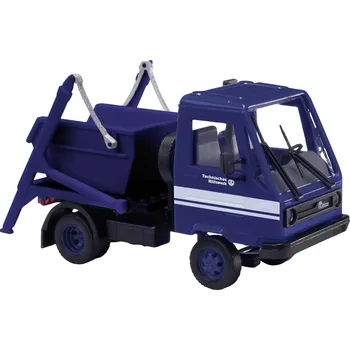 Modelová železnice Busch 42235 H0 model zásahového vozidla Multicar M26 se sklopným sklápěč, THW