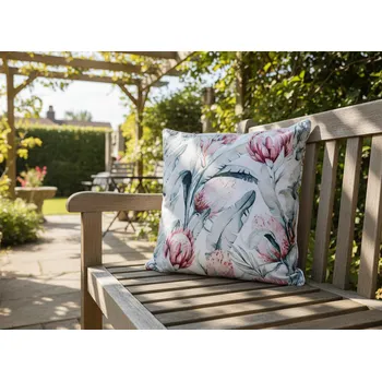 Polštář Dekorační vzorovaný venkovní polštář s výplní LAS PALMAS II. 45x45 cm Mybesthome Polštář je již včetně vyjímatelné výplně.