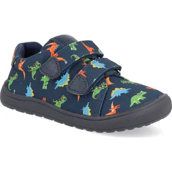 Dětská sportovní obuv Barefoot dětské tenisky Protetika - Koro dinosaurus modré Velikost: 24
