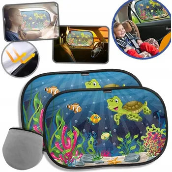 Stínítko do auta Elektrostatická sluneční clona 2 ks UV 51x31 cm