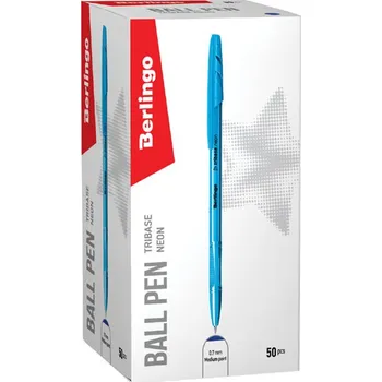 Berlingo, pero kuličkové, modré, 50ks, 0.7mm, Tribase neon