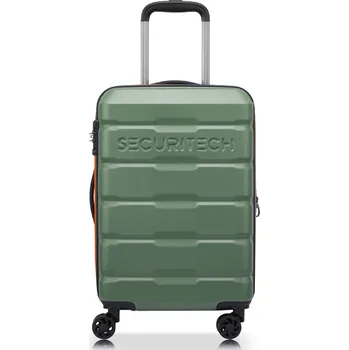 Kabinový kufr Securitech by Delsey Citadel 55 cm EXP 400580103 - zelený 37 l