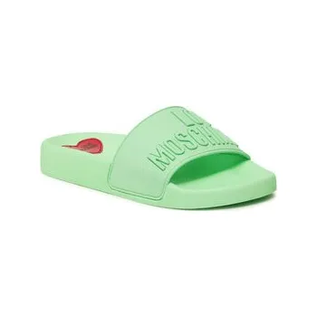 Dámské pantofle Nazouváky LOVE MOSCHINO JA28052G1II15802 Zelená 35