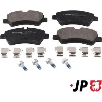 Brzdový systém Sada brzdových destiček, kotoučová brzda JP GROUP 1563701810