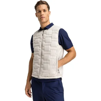 SIROKO Pánská zateplená vesta Royal Sand 2XS BÉŽOVÁ