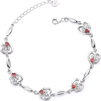 Náramek Majya Mila 10098 stříbrný 17+ 3 cm