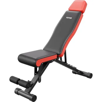 Posilovací lavice Vevor Posilovací lavice nastavitelná 660lbs, s oporou hlavy, skládací