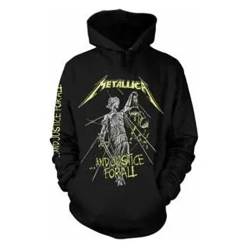 Pánská mikina Merch Metallica: Mikina S Kapucí And Justice For All Tracks L 2018