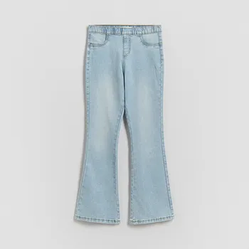 Dívčí oblečení Reserved - Džegíny do zvonu - modrá - 347HN-05J - 347HN-05J-158