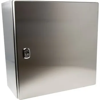 Elektroinstalační krabice Nástěnná krabice, řada: PanelSeT S3X IP66 s prostými dvířky Nerezová ocel 304 Bez nátěru 400 x 400 x 200mm