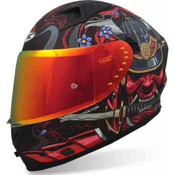 Helma na motorku Helma na moto Xrc Illustrator matt - 2Xl / černá