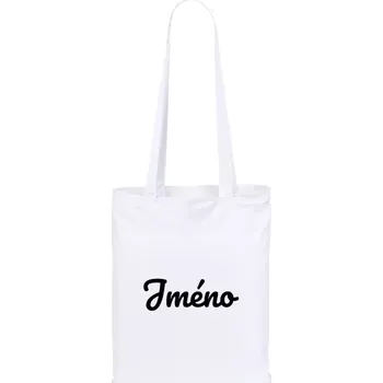 Látková taška z kategorie ostatní - Vlastní jméno - bílá