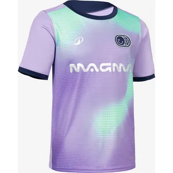 Fotbal KIPSTA Dětský fotbalový dres s krátkým rukávem Viralto Kids Boreal 10 LET FIALOVÁ|MODRÁ