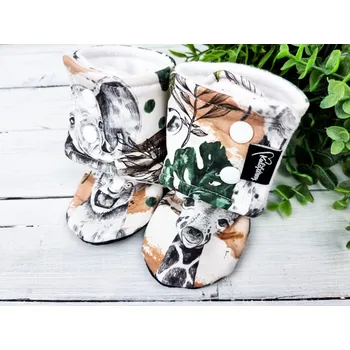 Capáčky Capáčky s microfleece ZOO White VELIKOST: 1 délka stélky: 11cm