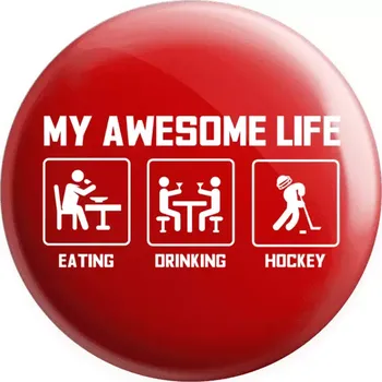 Placka My awesome life - eating, drinking, hockey