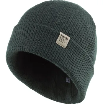 Pokrývka hlavy WEDZE Zimní čepice Fisherman ZELENÁ