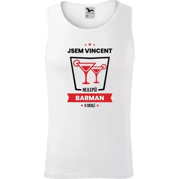 Pánské tílko Pánské tílko Nejlepší v okolí - barman