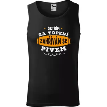 Pánské tílko Pánské tílko Zahřívám se pivem