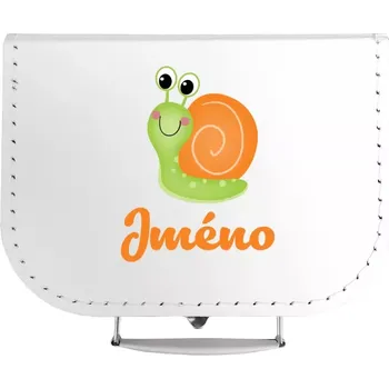 Školní kufřík Kufřík Šnek se jménem