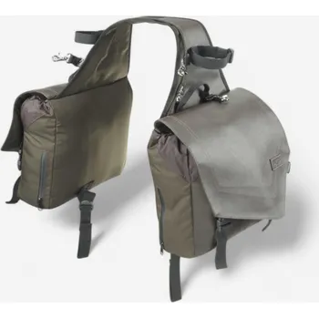 brašna na kolo FOUGANZA Hnědé jezdecké brašny SENTIER KAŠTANOVÁ