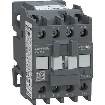 Stykač SCHNEIDER ELECTRIC SCHNEIDER Easy TeSys LC1E0610F5 Stykač 3P, AC-3, 6A, 110V AC cívka, 50Hz, 1Z LC1E0610F5