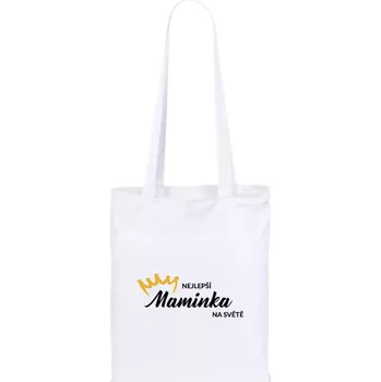 Látková taška Nejlepší maminka na světě - korunka