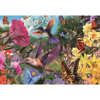 Puzzle RAVENSBURGER Svět kolibříků a motýlů 200 dílků