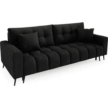 Sedací souprava Rozkládací pohovka DAKOTA Černá