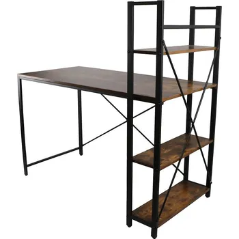 Psací stůl Psací Stůl Loft 8635 E dark vintage wood