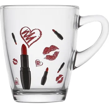 Hrníček skl. Street Fashion Lips 310 ml