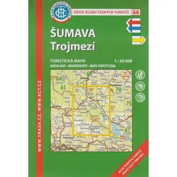 KČT 66 Šumava Trojmezí 1:50 000 Turistická mapa, 1. vydání