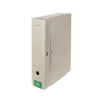 Kancelářské potřeby Archivační krabice Emba - přírodní, 10 x 44,5 x 31 cm, 1 ks