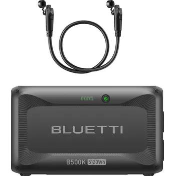 Článková baterie BLUETTI Nabíjecí stanice BLUETTI B500K, 5120Wh, pro AC500 ŠEDÁ