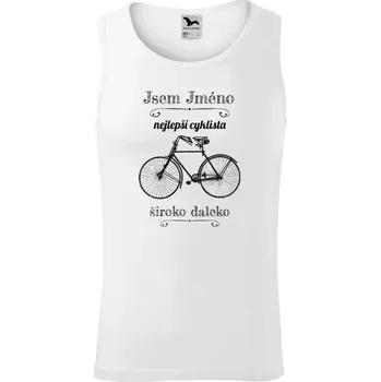Pánské tílko Pánské tílko Jsem nejlepší cyklista široko daleko