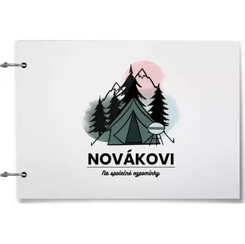 Fotokniha Plexi album se sponami Stanování