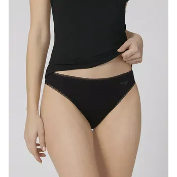 Kalhotky Dámské kalhotky Sloggi GO Tai C2P černé BLACK XL