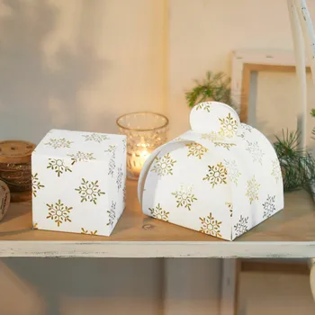 Dárková krabička Dárková krabička, 2dílná sada Hartsfield, bílá/zlatá,