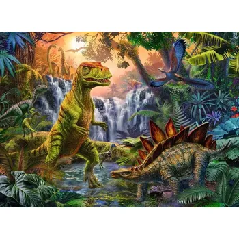 Puzzle Ravensburger V říši dinosaurů XXL 100 dílků